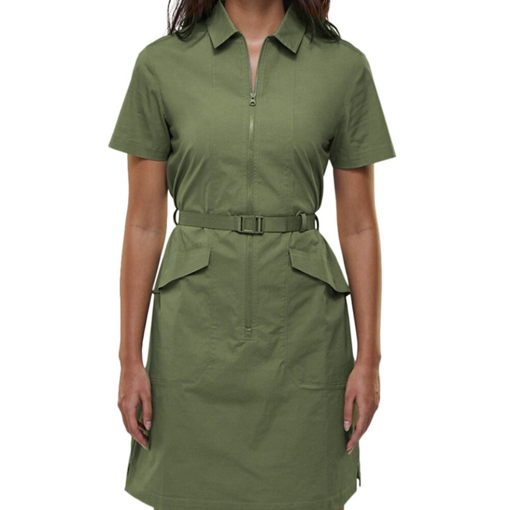 NWT VALLIER Zavel Cargo Dress - M - Juniper Green (Army Green)